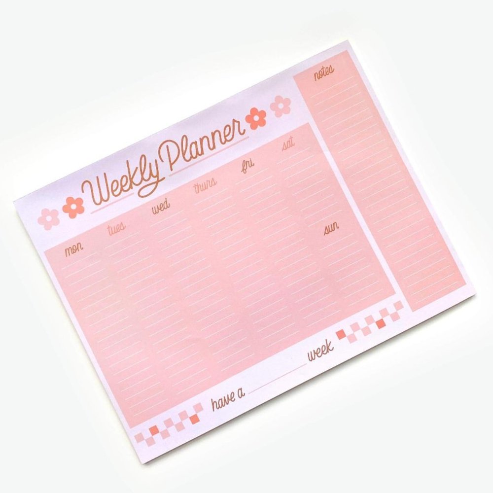 Have A Nice Day - Daisy Weekly Notepad